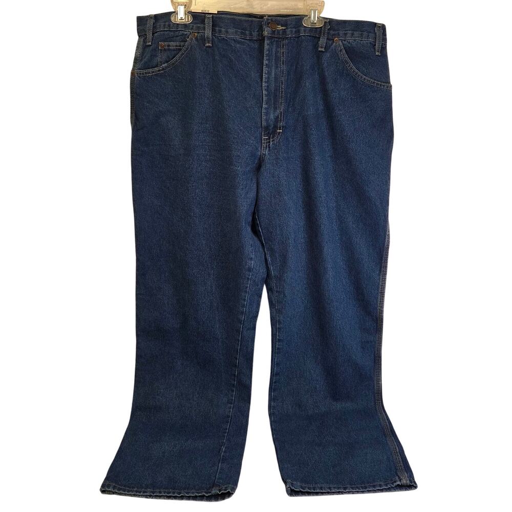 Dickies Men's Work Pants 40x32 Blue Straight Leg NWT 100% Cotton